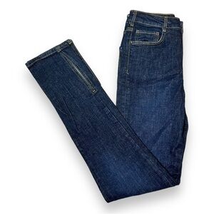 Pilcro Women’s The Split Straight High Waisted Jeans Dark Wash Size 27